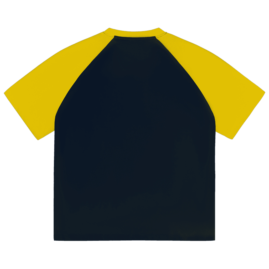 Color-Blocked Raglan Sleeve T-Shirt