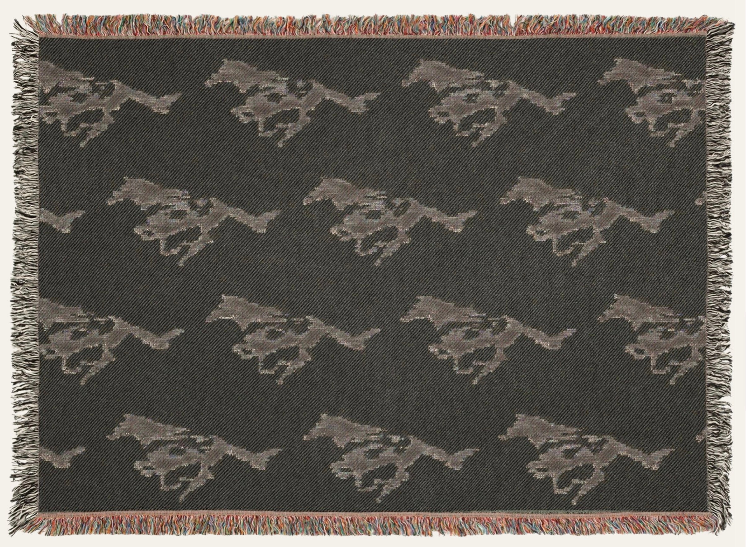 Wild Horse Woven Blanket
