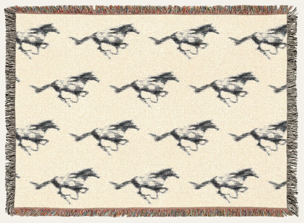Wild Horse Woven Blanket