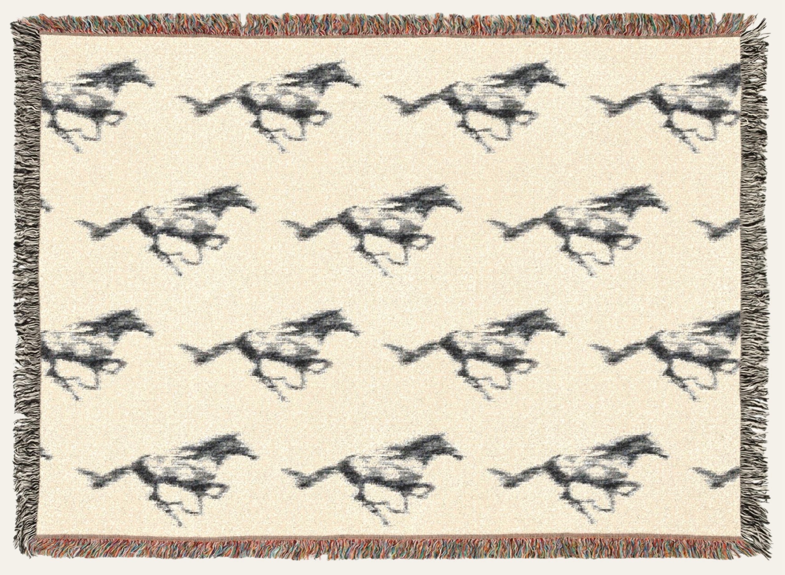 Wild Horse Woven Blanket